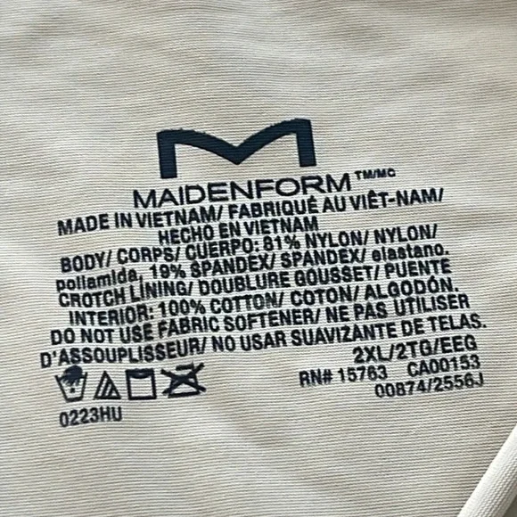 Maidenform bundle Shapewear black nude XL 2XL open bust intimates bodysuit faja - Picture 11 of 16